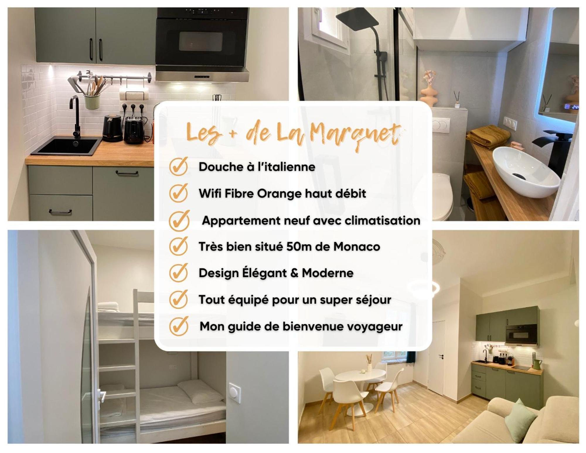 Appartements Neuf - Frontiere De Monaco - Clim - Wifi Cap-d'Ail Exteriér fotografie