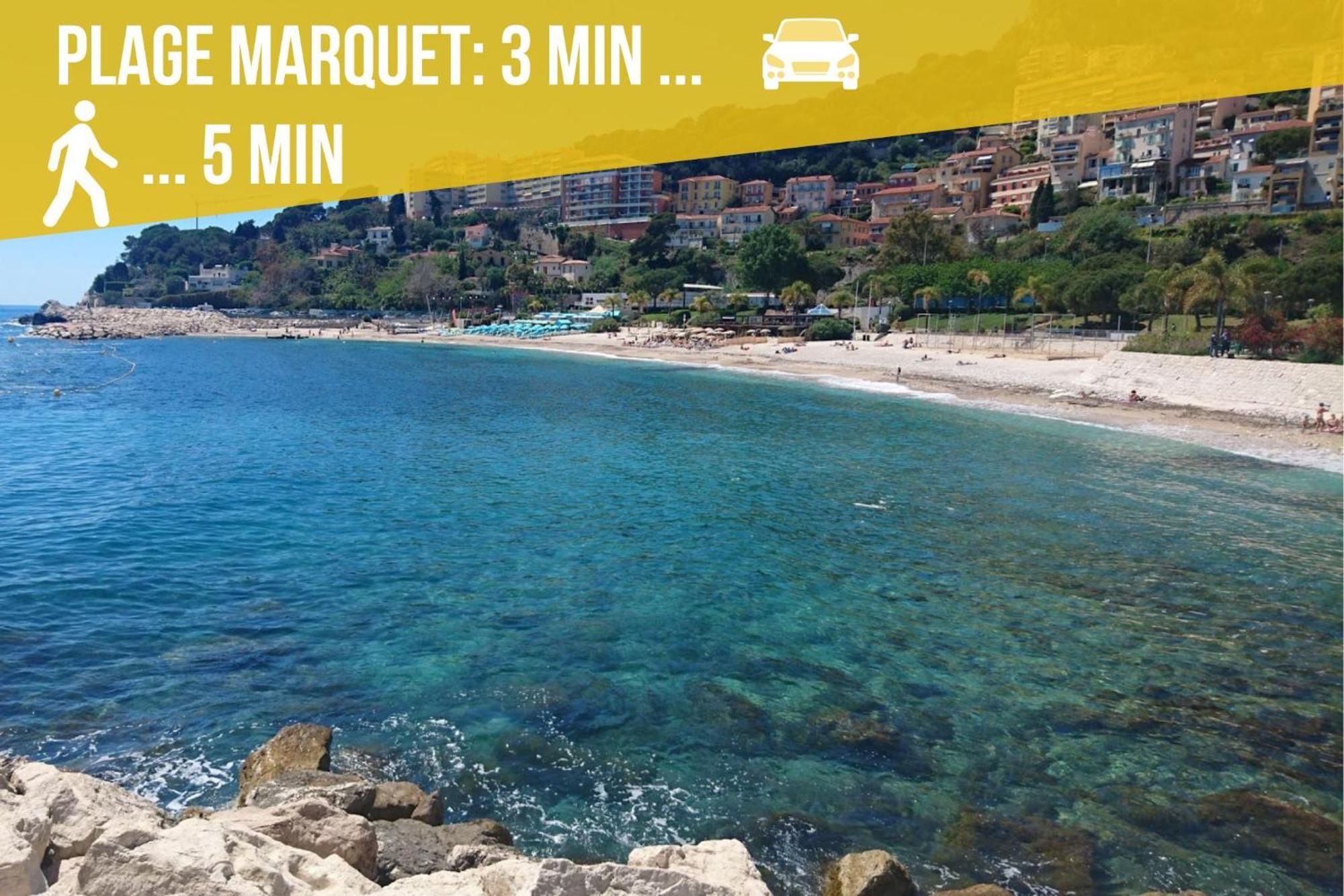 Appartements Neuf - Frontiere De Monaco - Clim - Wifi Cap-d'Ail Exteriér fotografie