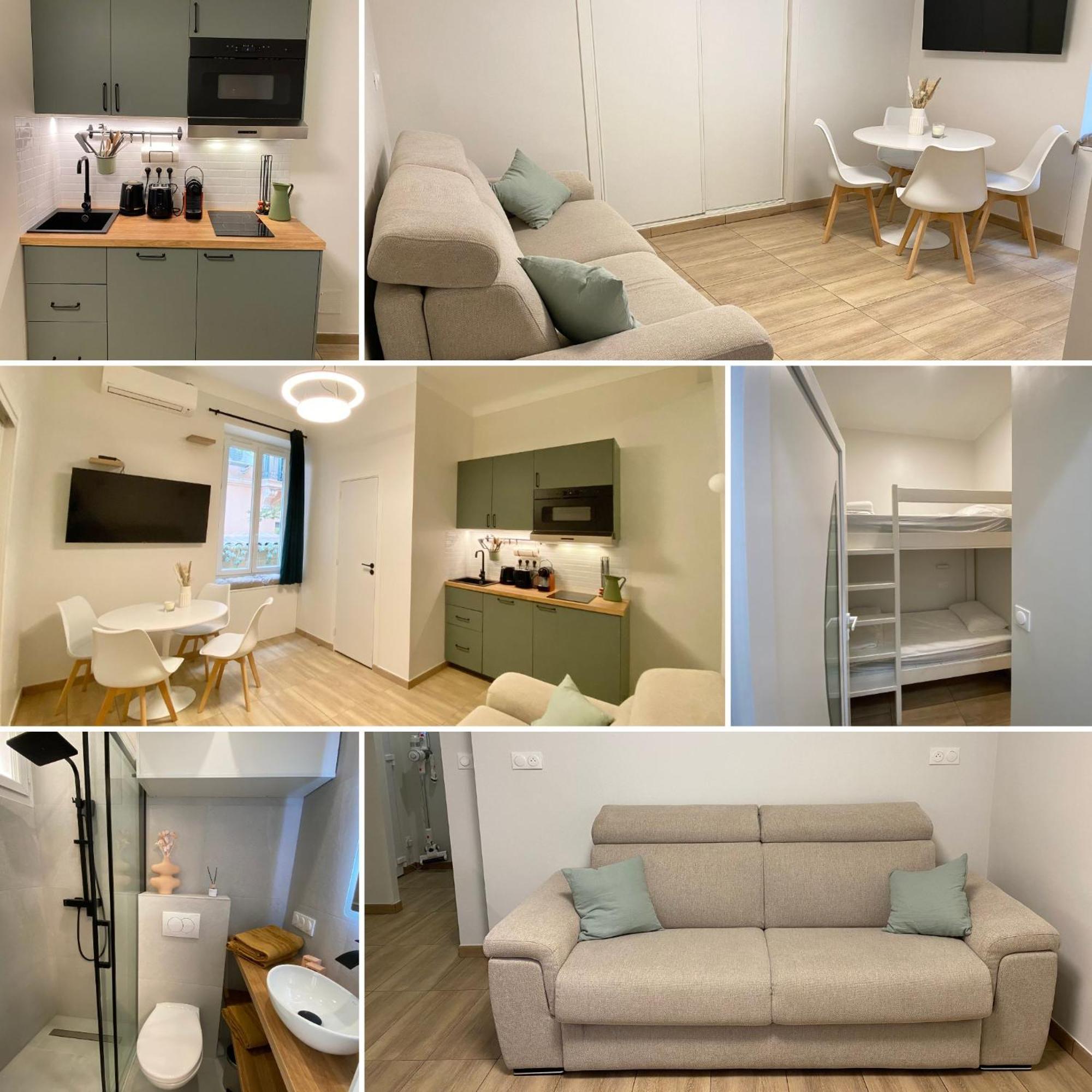 Appartements Neuf - Frontiere De Monaco - Clim - Wifi Cap-d'Ail Exteriér fotografie