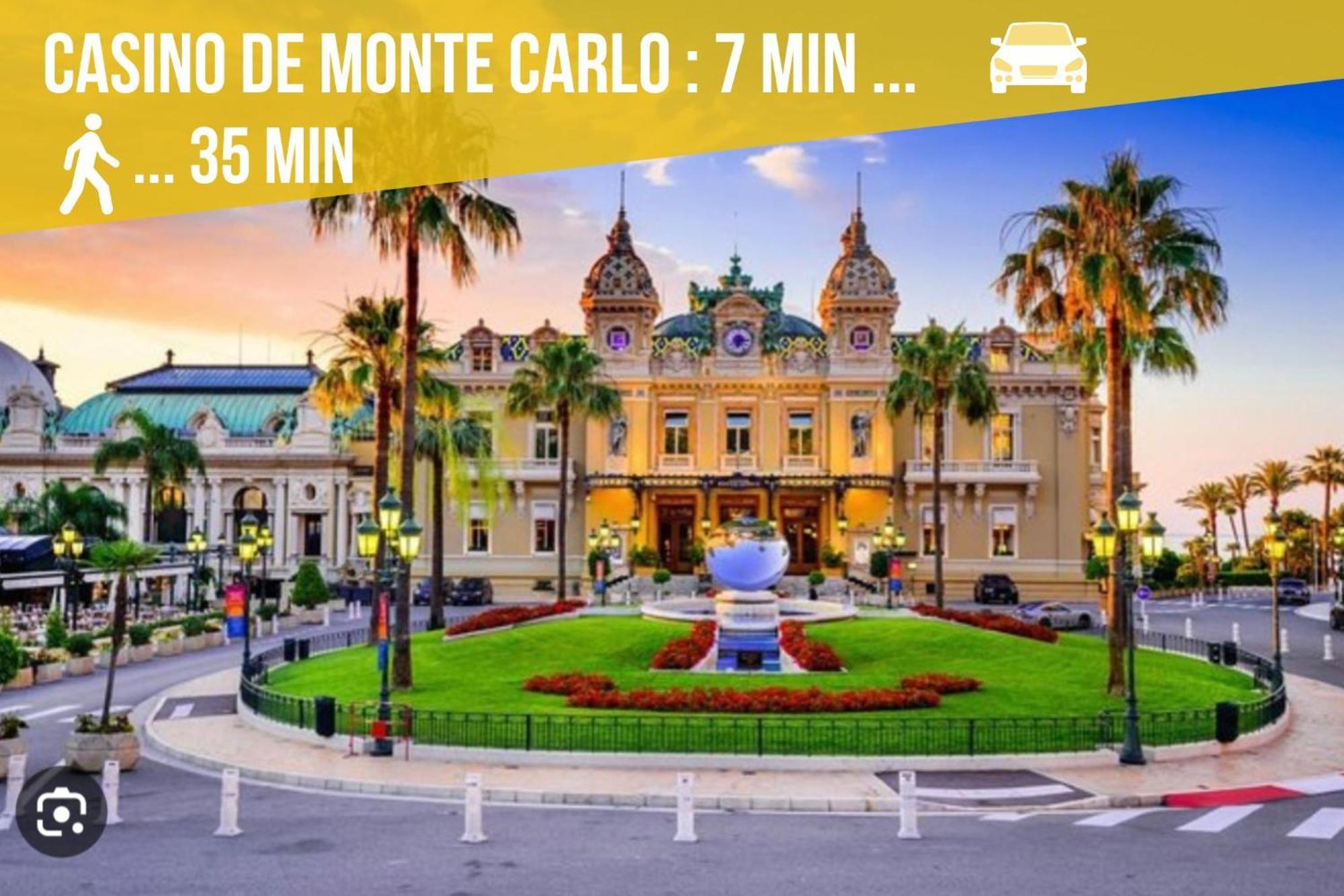 Appartements Neuf - Frontiere De Monaco - Clim - Wifi Cap-d'Ail Exteriér fotografie